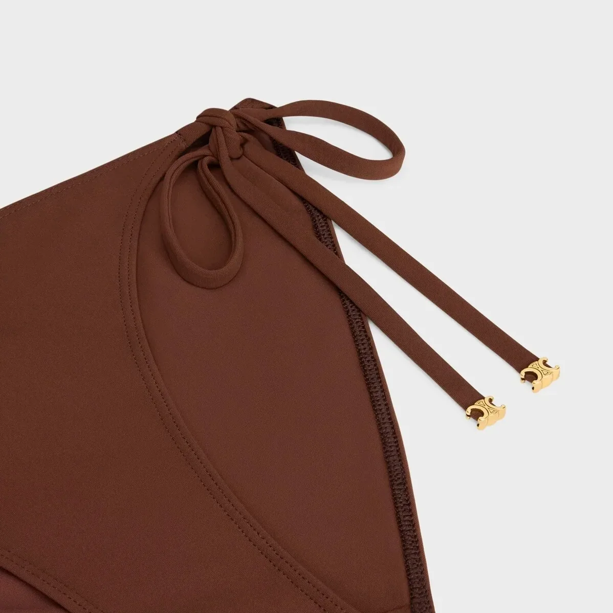 Celine Triomphe Balconette Bikini Brown Celine Triomphe Balconette Bikini Brown