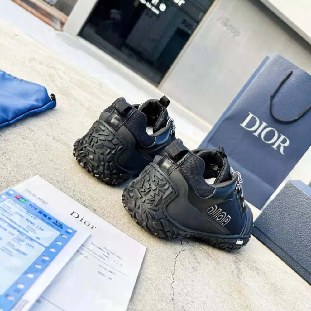 Dior Diorizon Hiking Shoe Purple Technical Mesh with Black Rubber for Men