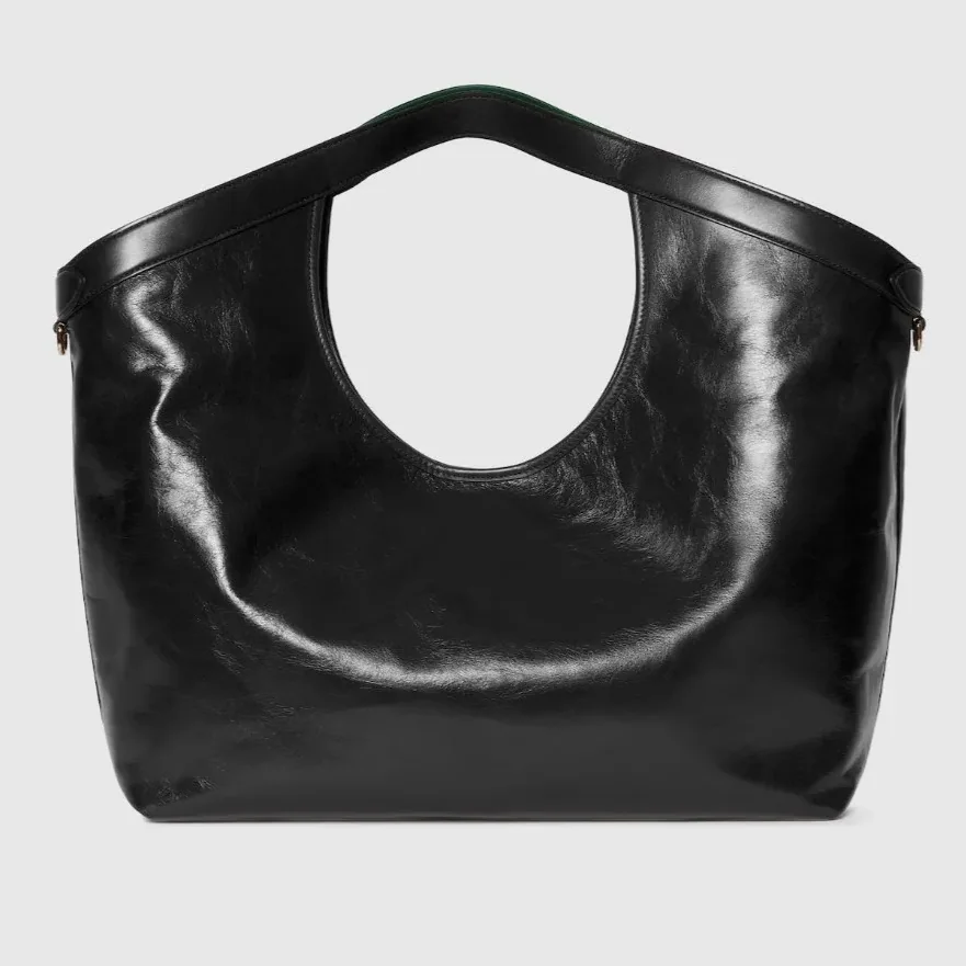 Gucci Giglio Large Tote Bag in Black Gold Hardware Gucci Giglio Large Tote Bag in Black Gold Hardware