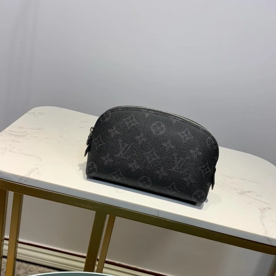 Louis Vuitton Cosmetic Pouch PM Monogram Eclipse Canvas