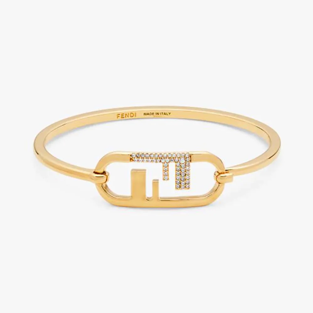 Fendi O Lock Bracelet Gold for Women in Colored Bracelet Fendi O Lock Bracelet Gold for Women in Colored Bracelet