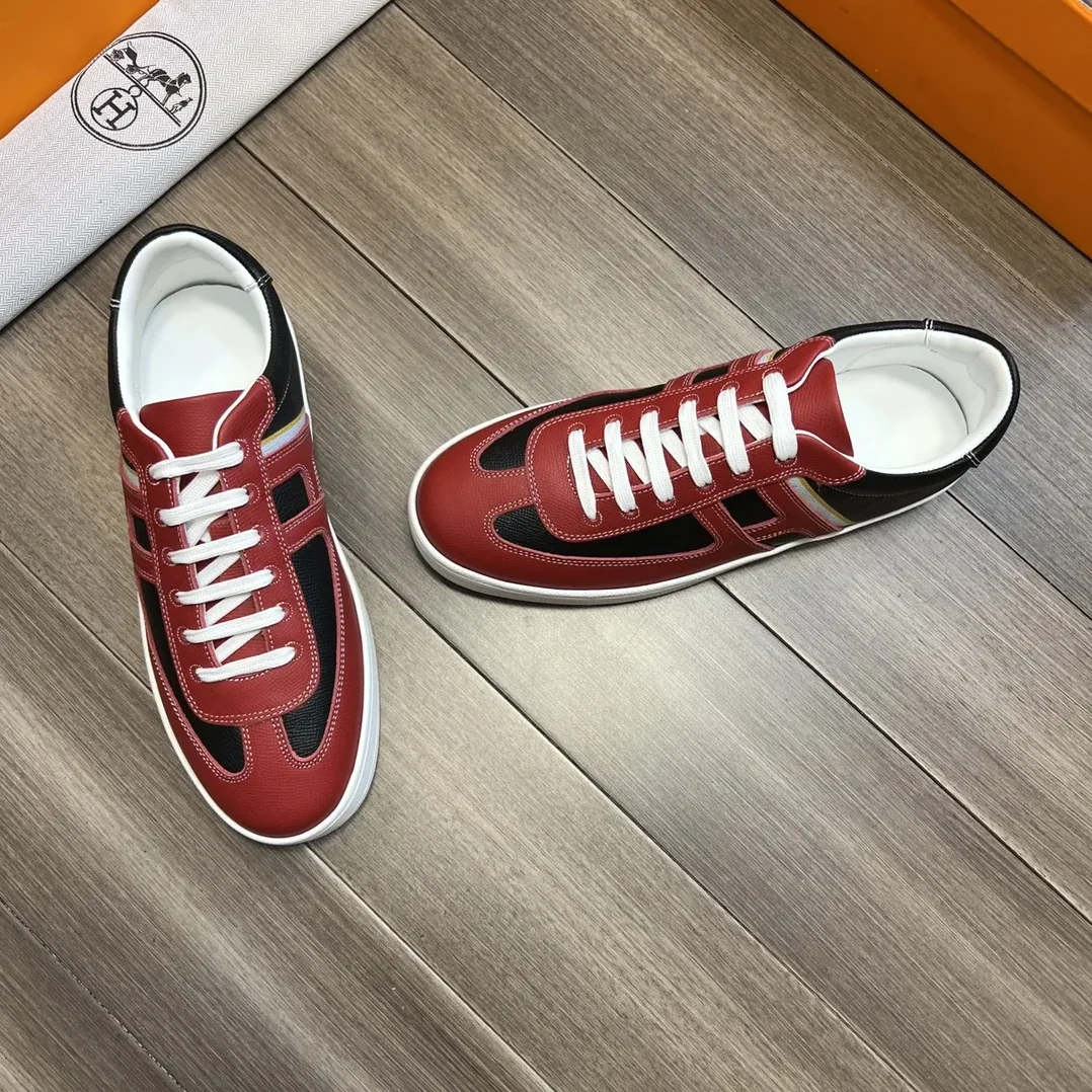 Hermes Boomerang Sneaker Red Hermes Boomerang Sneaker Red