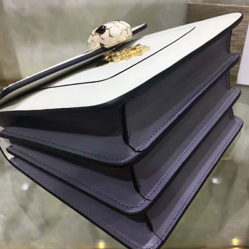 Bvlgari Serpenti Forever Crossbody Bag Pop Wishes in White for Women