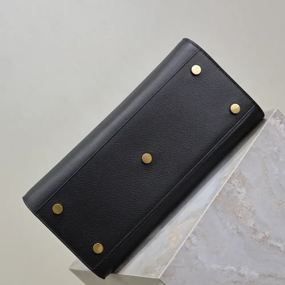 Saint Laurent YSL Small Sac De Jour In Supple Grained Leather for Women in Black