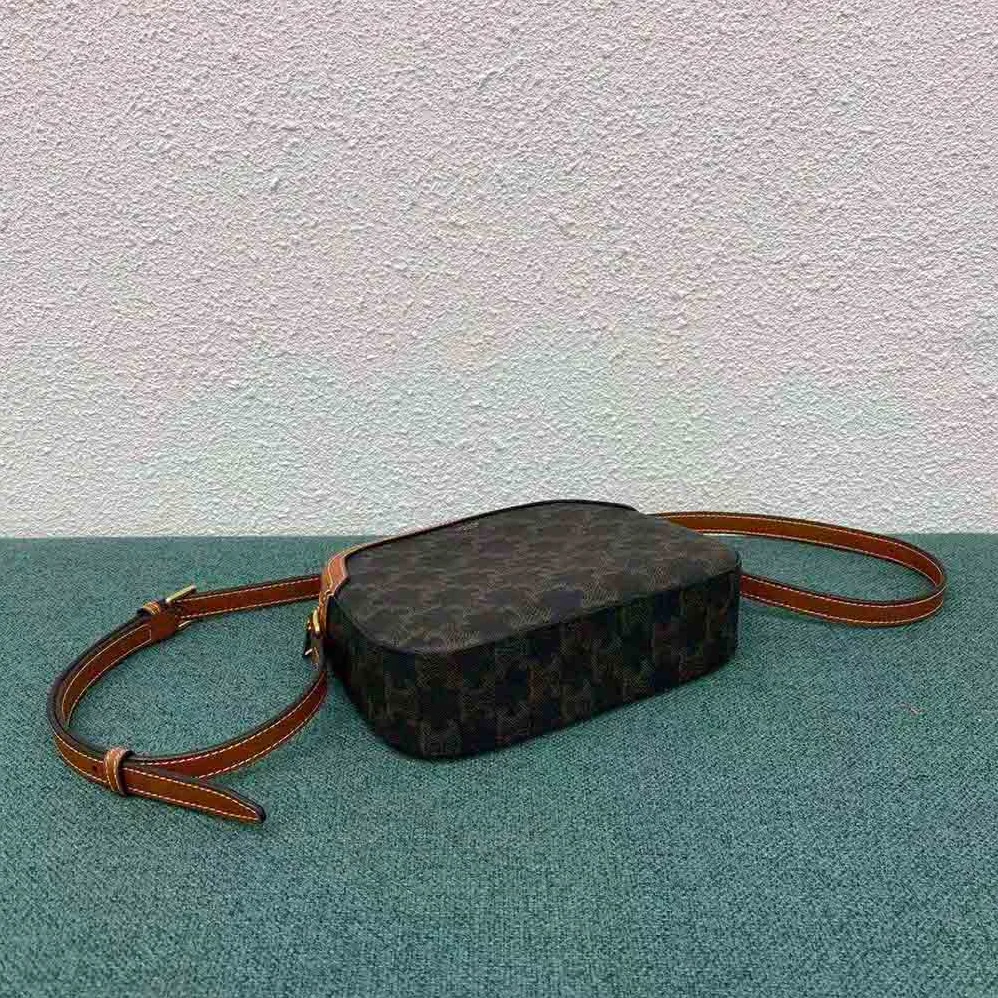 Celine Small Camera Bag in Triomphe Canvas for Women Celine Small Camera Bag in Triomphe Canvas for Women