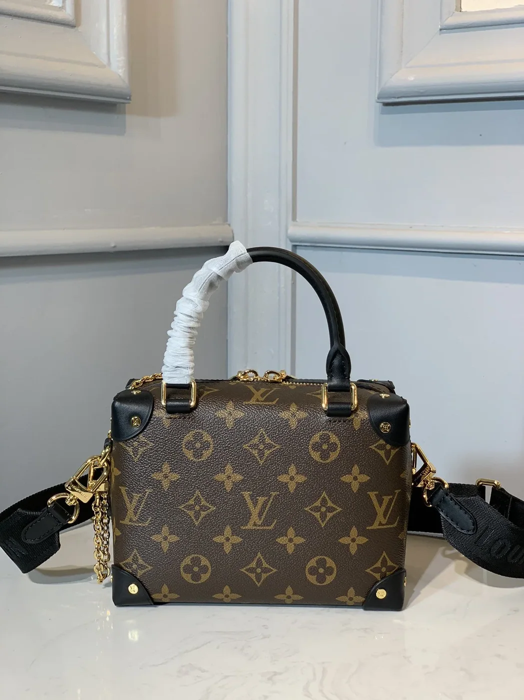 Louis Vuitton Petite Malle Souple Monogram Canvas Brown / LV