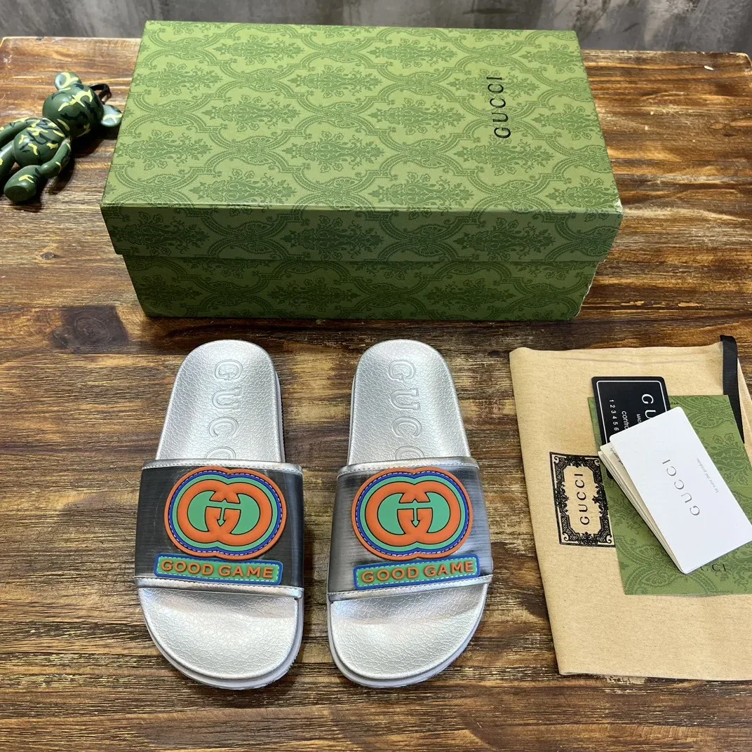 Gucci Good Game Slide Sandal Multicolor Gucci Good Game Slide Sandal Multicolor