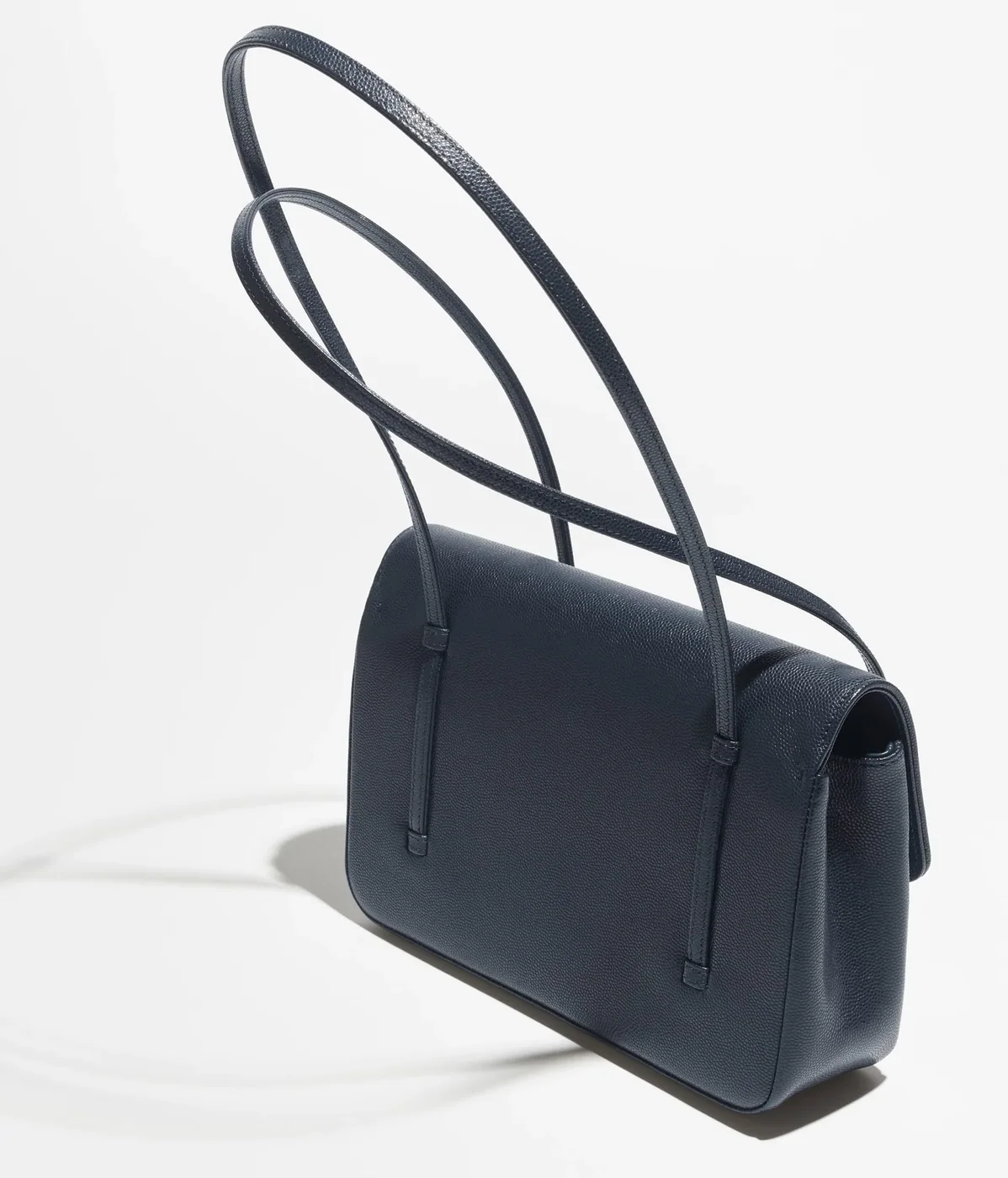 Chanel Flap Bag Small Shoulder in Dark Blue Gold Hardware