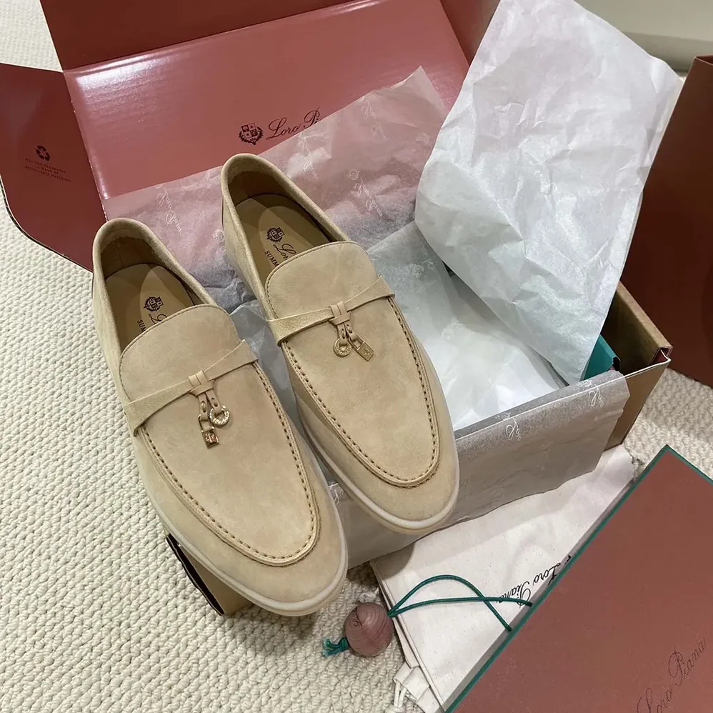 Loro Piana Summer Charms Walk Loafers for Unisex in Natural Loro Piana Summer Charms Walk Loafers for Unisex in Natural
