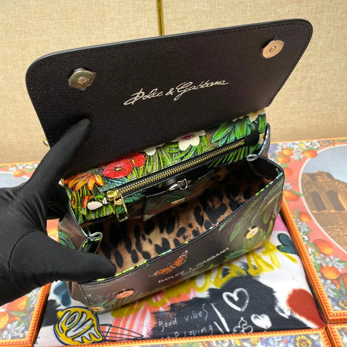 Dolce & Gabbana Milano Sicily Bag Green / Dolce & Gabbana Milano Sicily Bag Green /