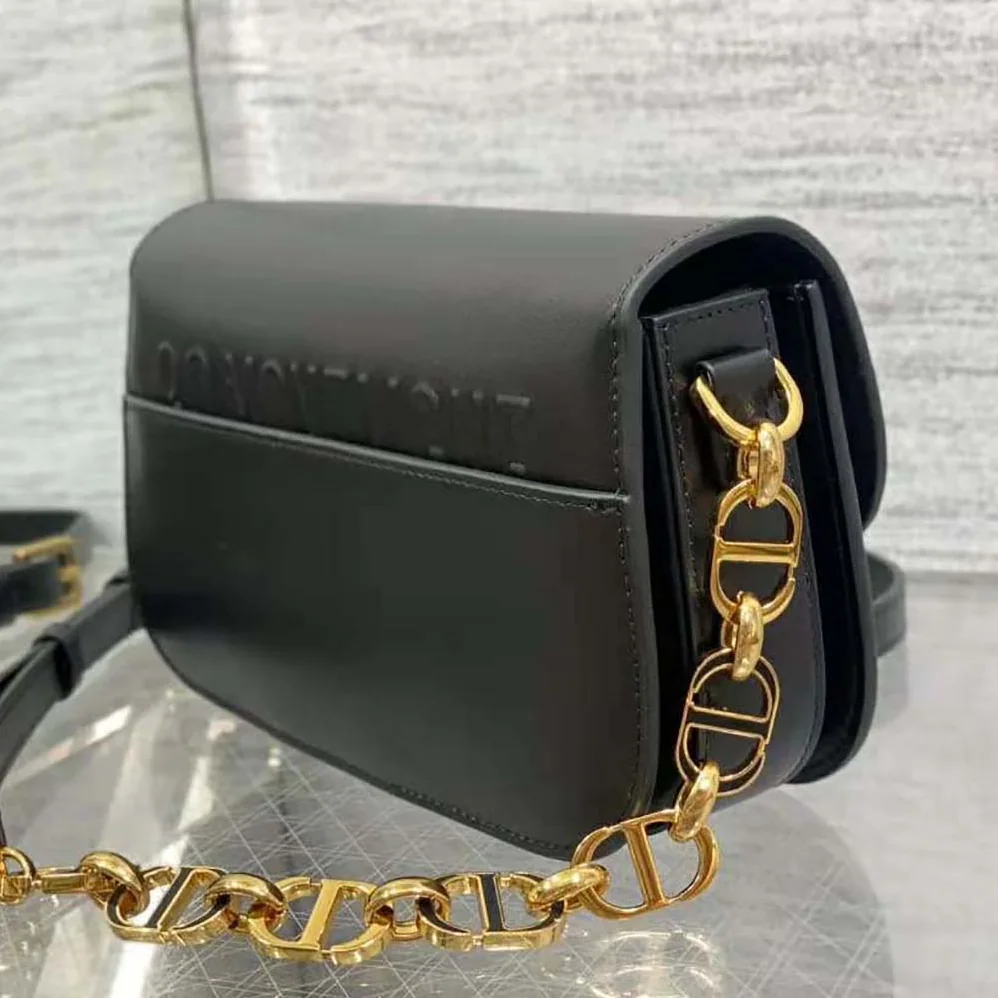Dior Small 30 Montaigne Avenue Bag Black Box Calfskin for Women Dior Small 30 Montaigne Avenue Bag Black Box Calfskin for Women