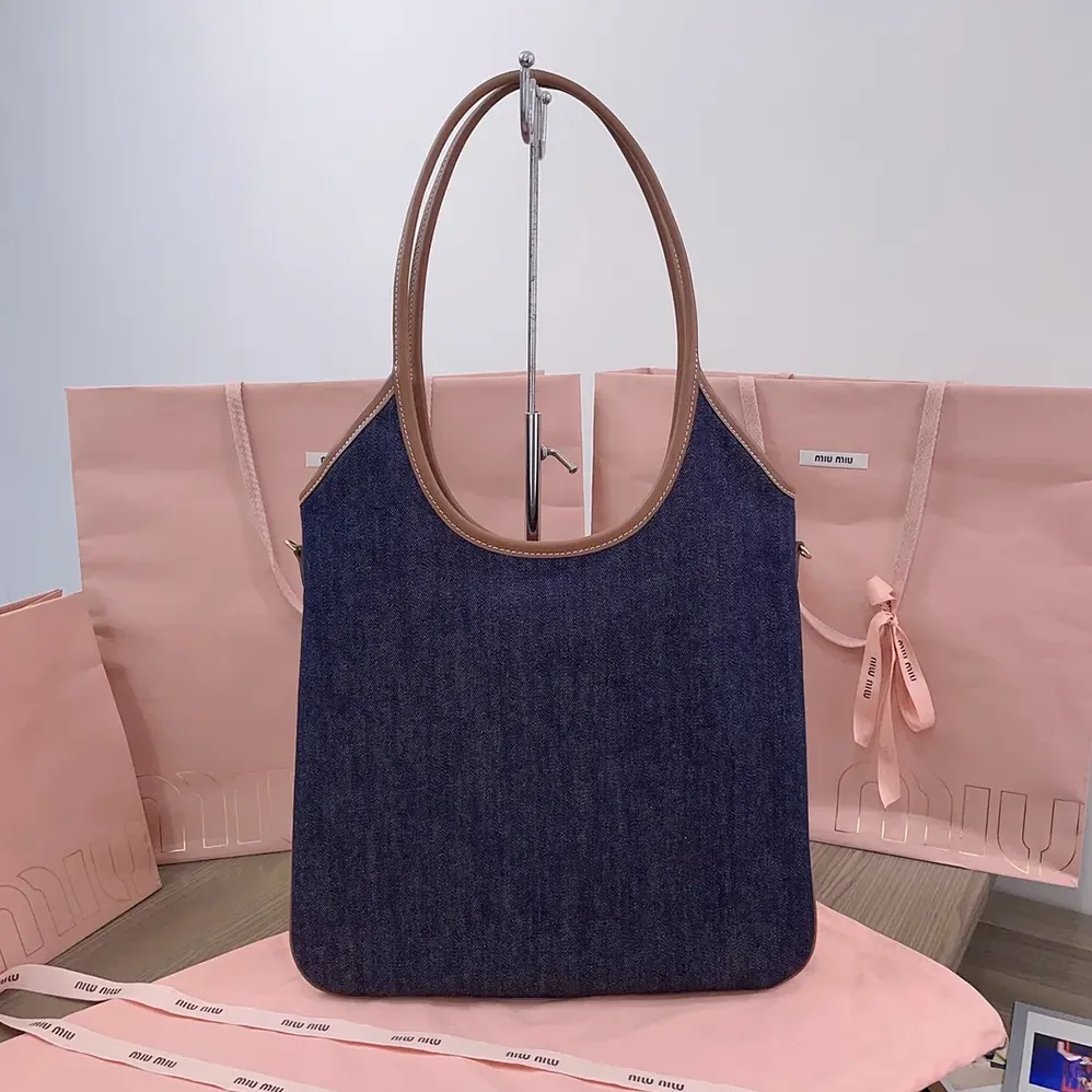 Miu Miu Ivy Denim Bag for Women Miu Miu Ivy Denim Bag for Women