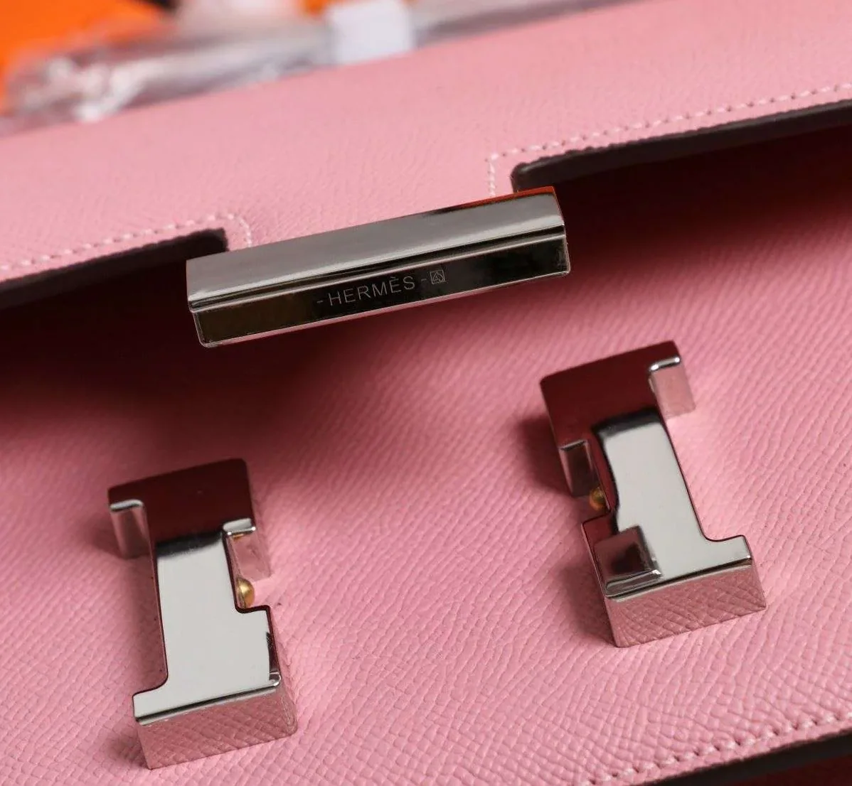Hermes Constance Handbag Pink /