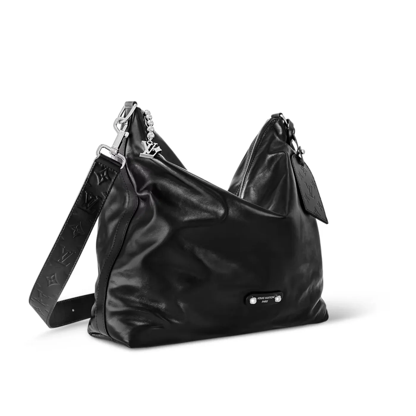 Louis Vuitton Vagabond Hobo Bag Black / Louis Vuitton Vagabond Hobo Bag Black /