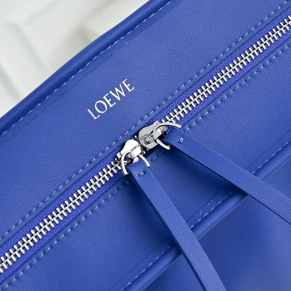 Loewe Large Amazona 180 Bag in Soft Calfskin for Women in Blue Loewe Large Amazona 180 Bag in Soft Calfskin for Women in Blue