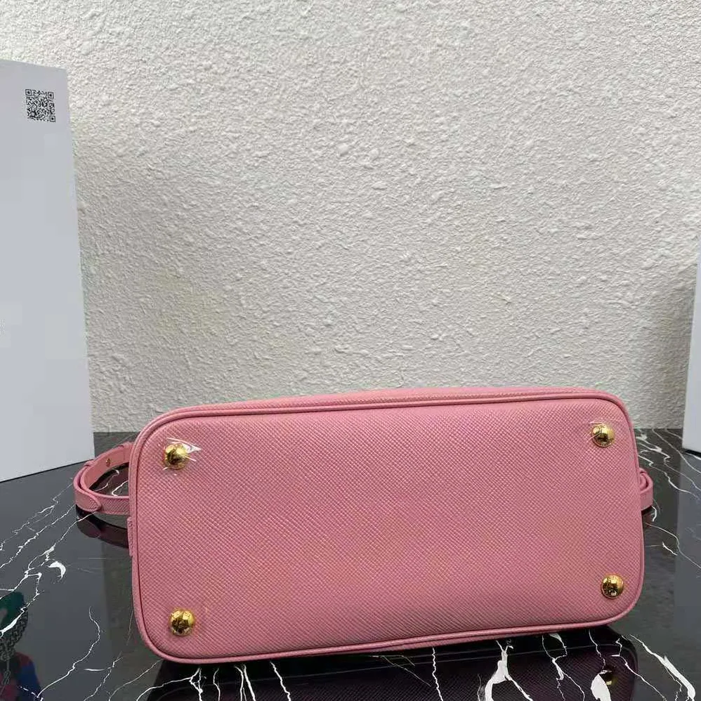 Prada Medium Saffiano Leather Prada Matinee Bag for Women in Pink Prada Medium Saffiano Leather Prada Matinee Bag for Women in Pink