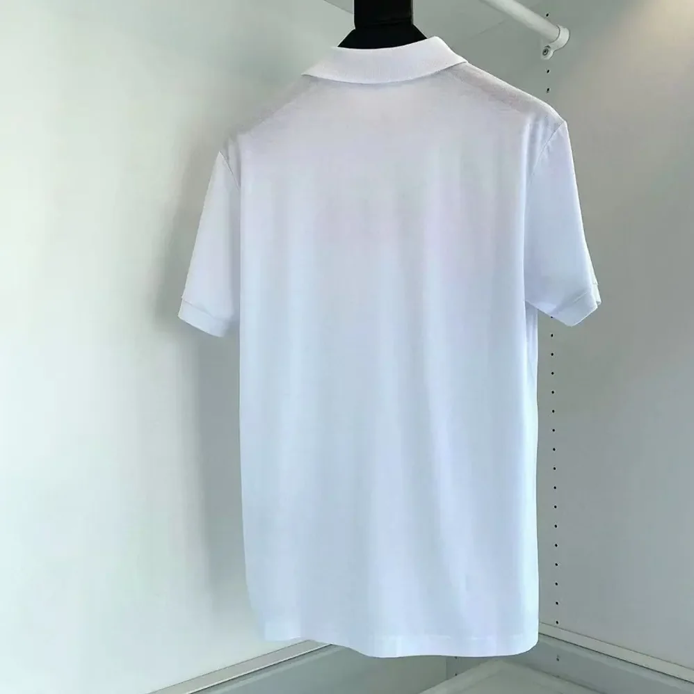 Prada Piqué Polo Shirt with Iconic Triangle Logo for Men Prada Piqué Polo Shirt with Iconic Triangle Logo for Men