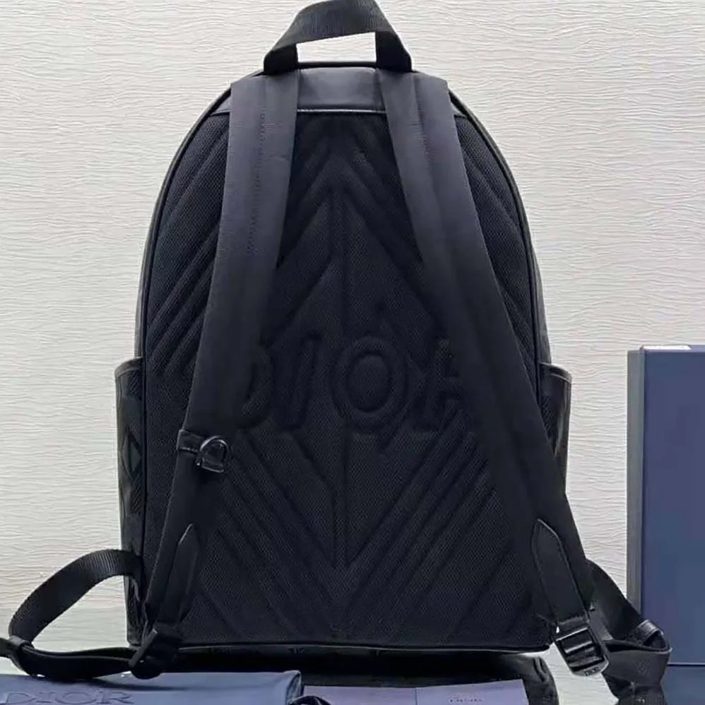 Dior Explorer Backpack Black CD Diamond Mirage Ski Capsule Nylon for Men Dior Explorer Backpack Black CD Diamond Mirage Ski Capsule Nylon for Men