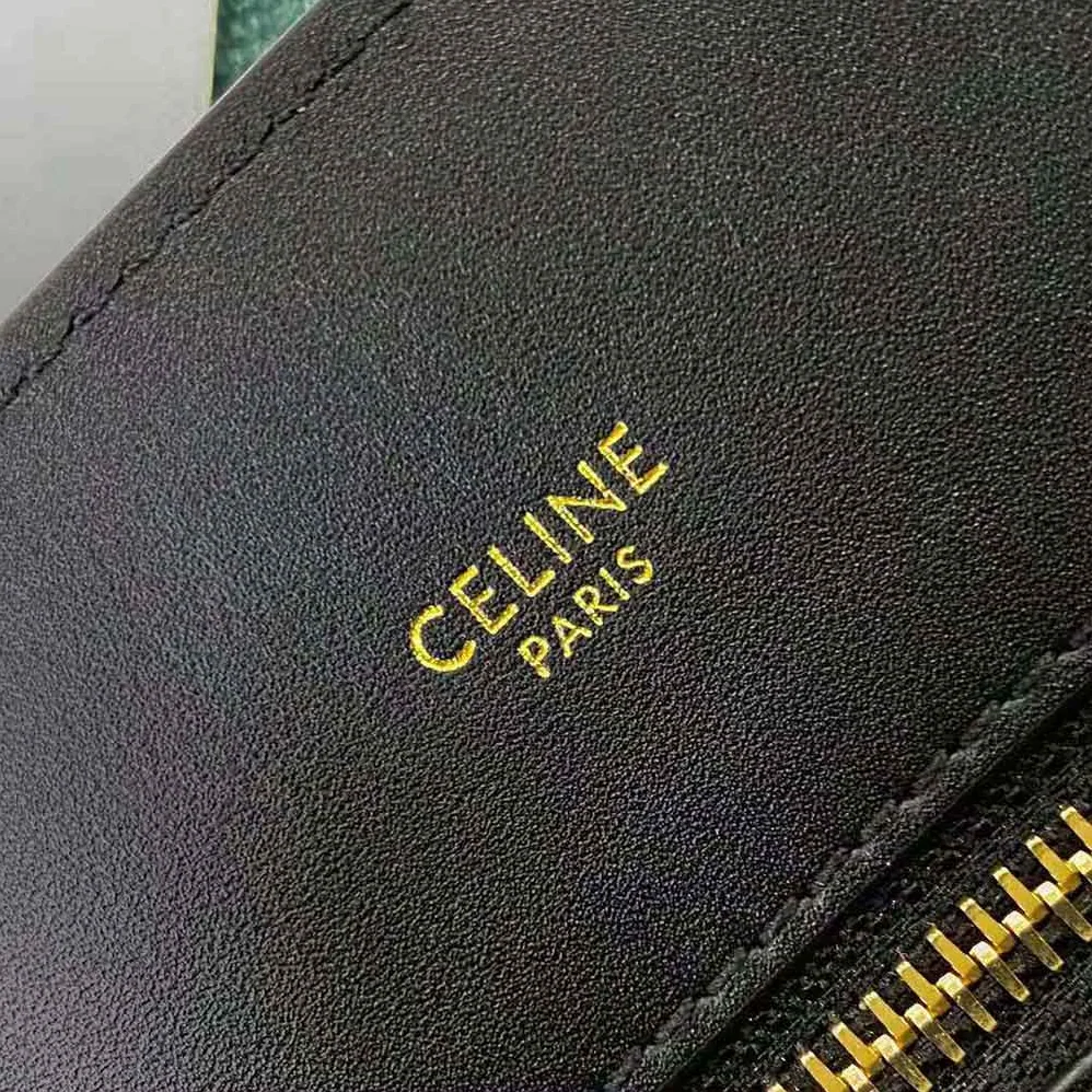 Celine Small Cabas Vertical in Textile with Triomphe Embroidery for Women