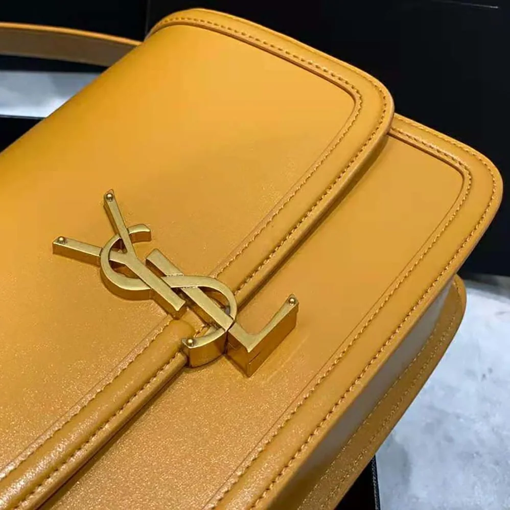 Saint Laurent YSL Solferino Medium Satchel in Box Saint Laurent Leather for Women in Brown Saint Laurent YSL Solferino Medium Satchel in Box Saint Laurent Leather for Women in Brown
