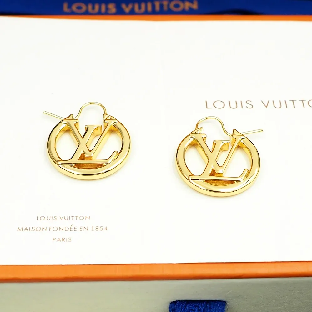 Louis Vuitton Louise PM Earrings Gold