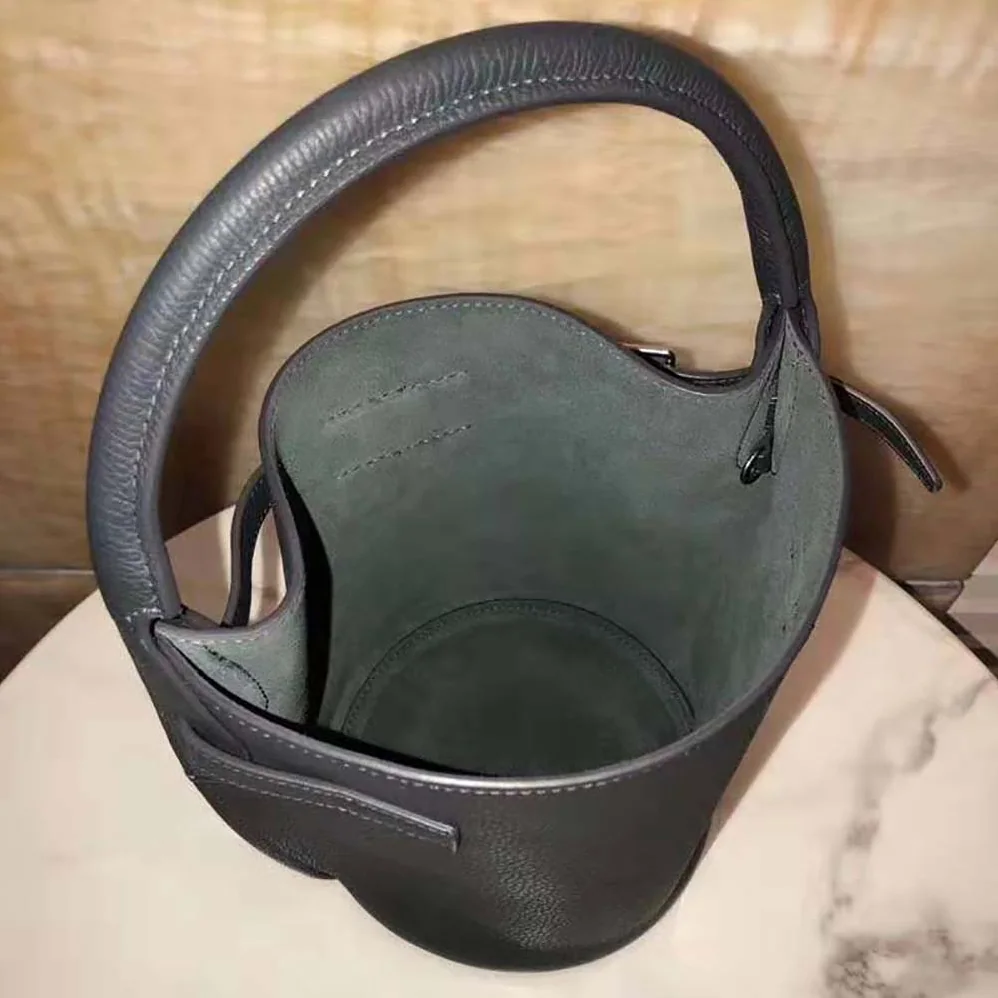 Celine Big Bag Nano Bucket in Supple Grained Calfskin for Women in Black