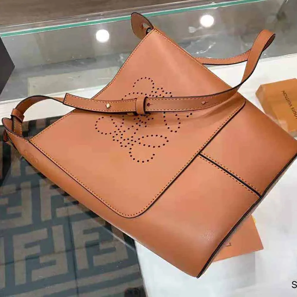 Loewe Small Hobo Anagram Bag in Nappa Calfskin for Women Loewe Small Hobo Anagram Bag in Nappa Calfskin for Women