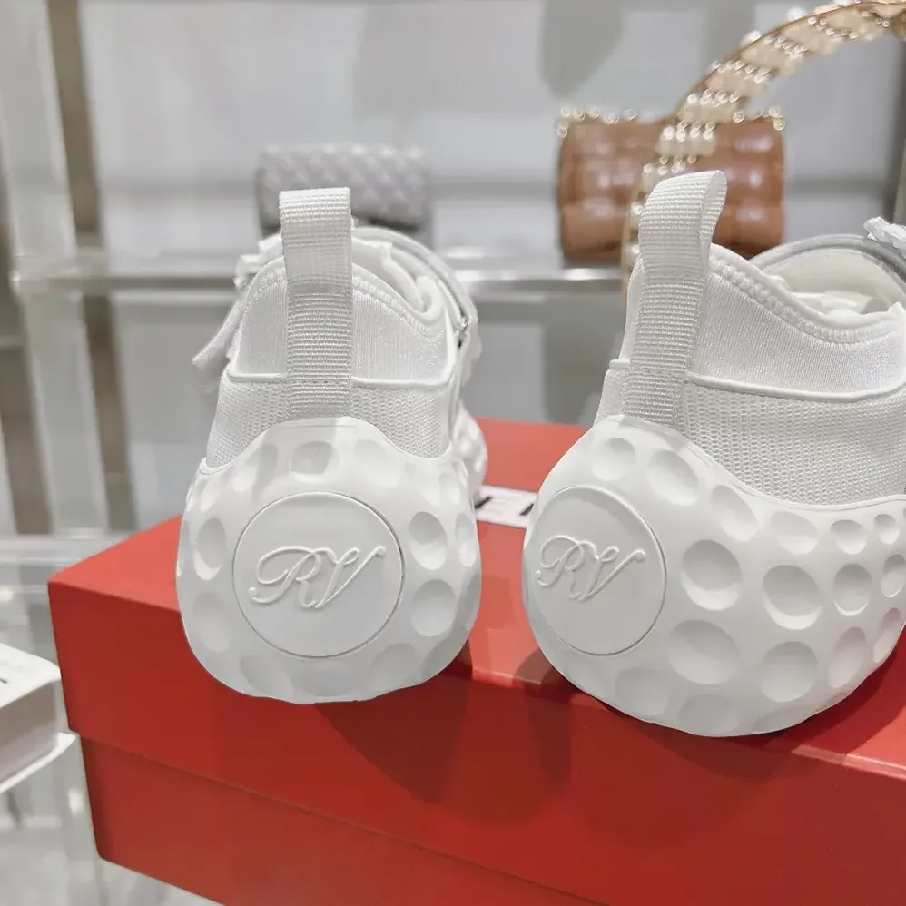 Roger Vivier Viv' Run Light Trekky Sneakers in Fabric for Women in White