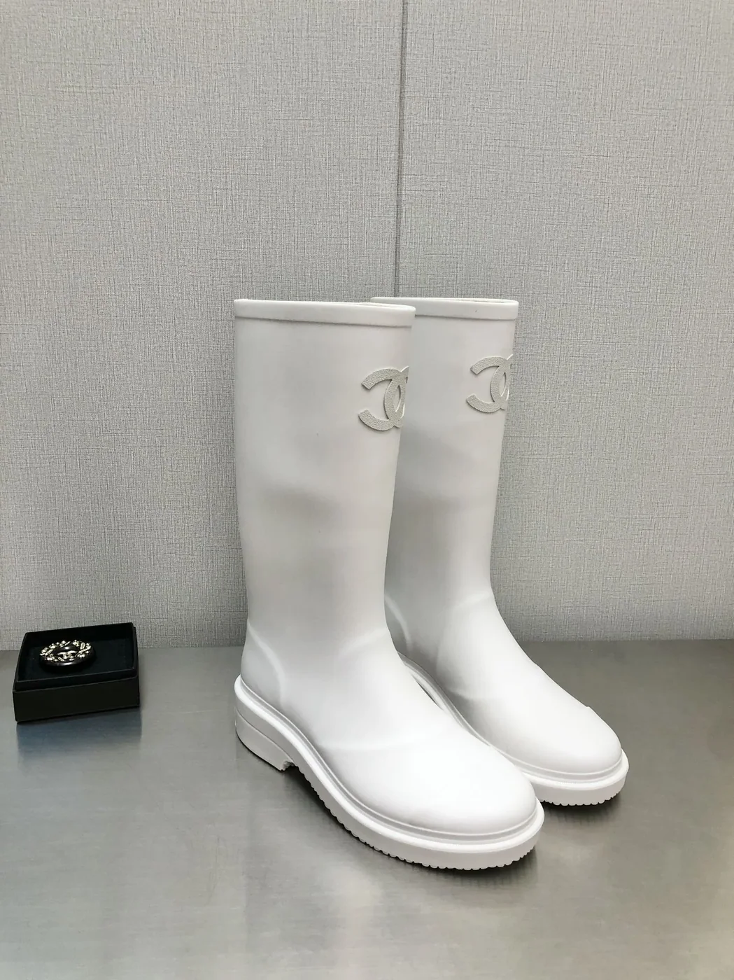 Chanel Hight Boots White for Women Chanel Hight Boots White for Women