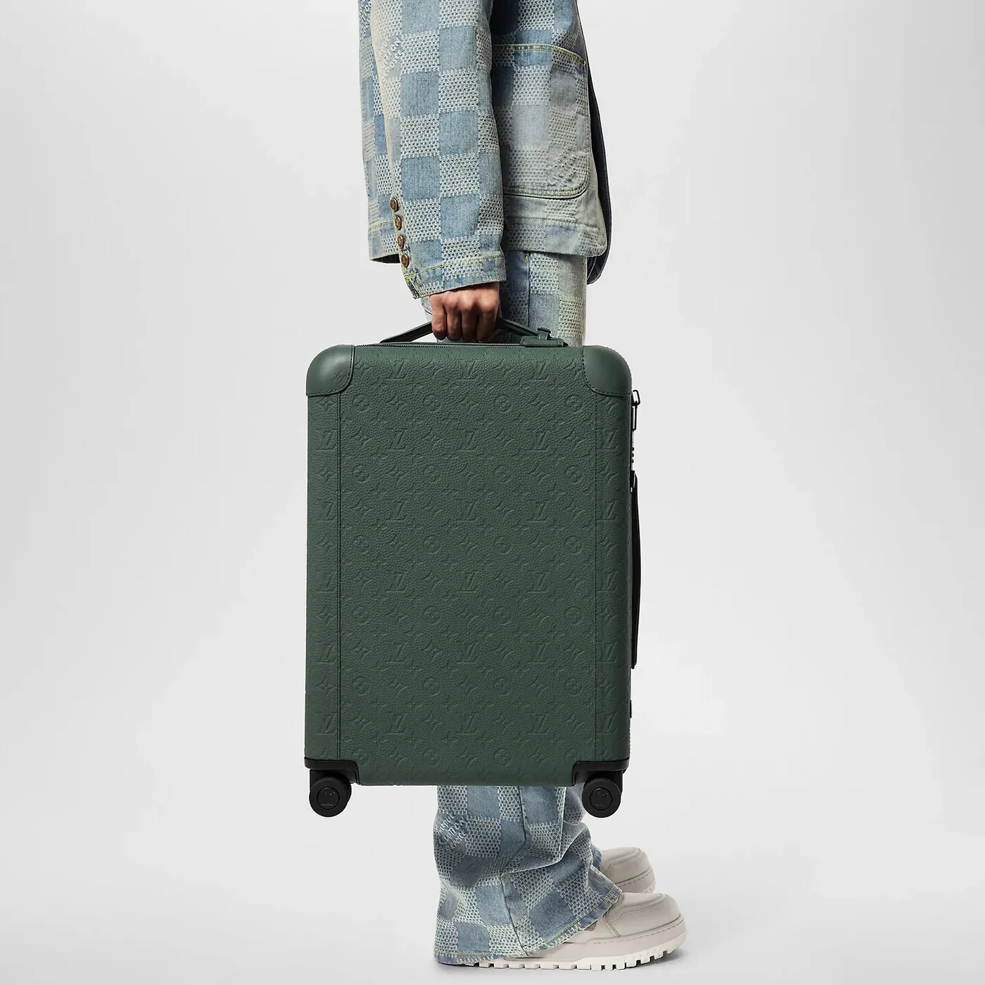 Louis Vuitton Horizon 55 Suitcase in Green Black Hardware Louis Vuitton Horizon 55 Suitcase in Green Black Hardware