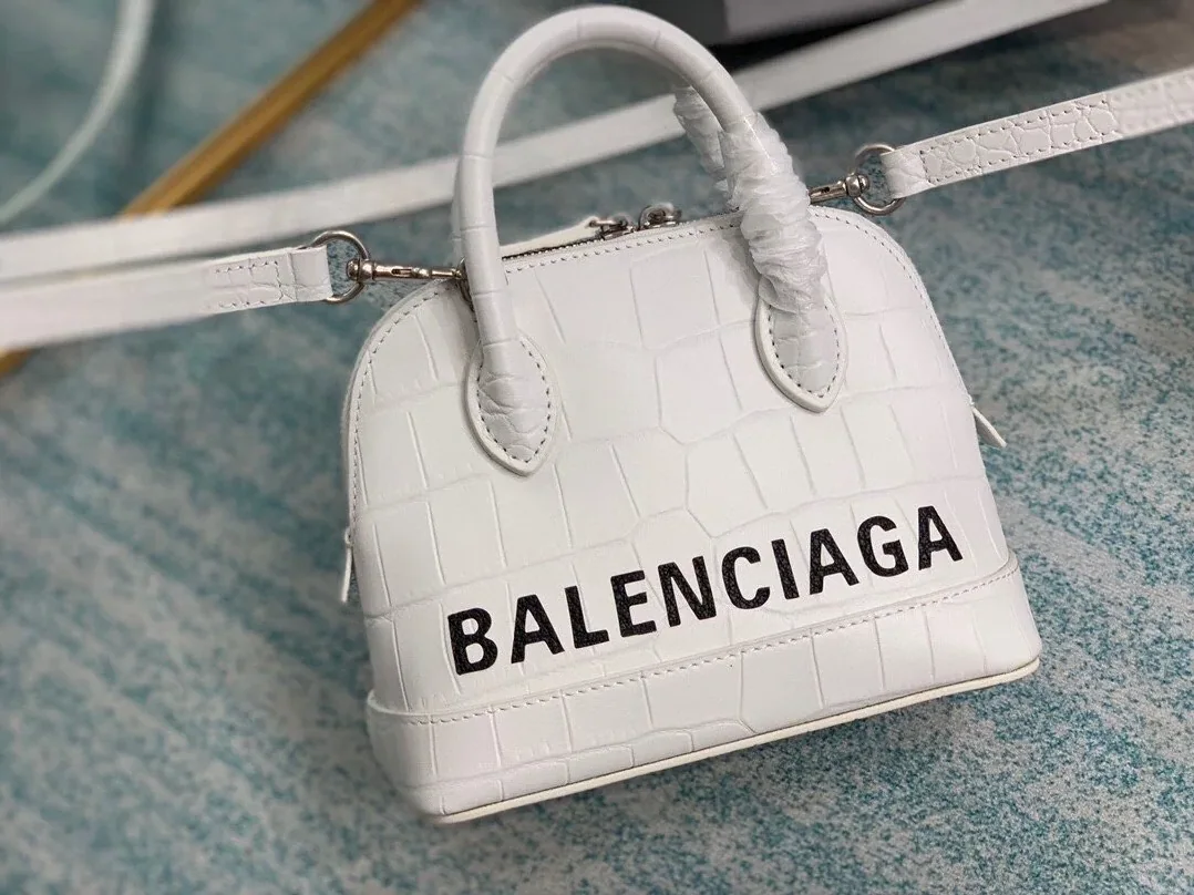 Balenciaga Ville Mini Handbag In White Balenciaga Ville Mini Handbag In White