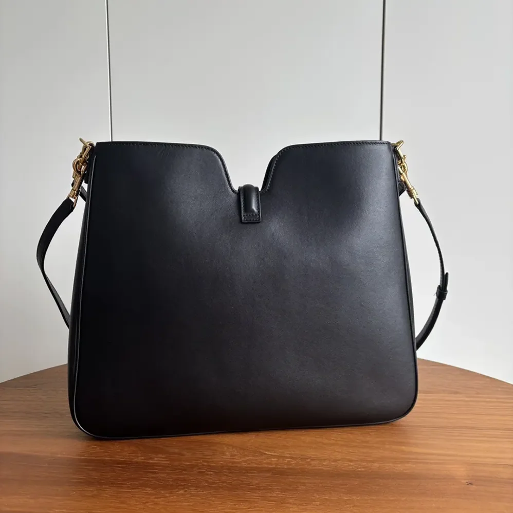 Celine Medium Camille 16 Soft Bag in Smooth Calfskin for Women in Black Celine Medium Camille 16 Soft Bag in Smooth Calfskin for Women in Black