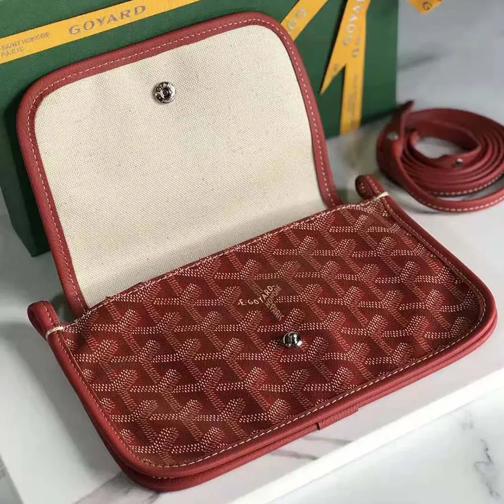 Goyard Plumet Pocket Wallet for Women in Red Goyard Plumet Pocket Wallet for Women in Red
