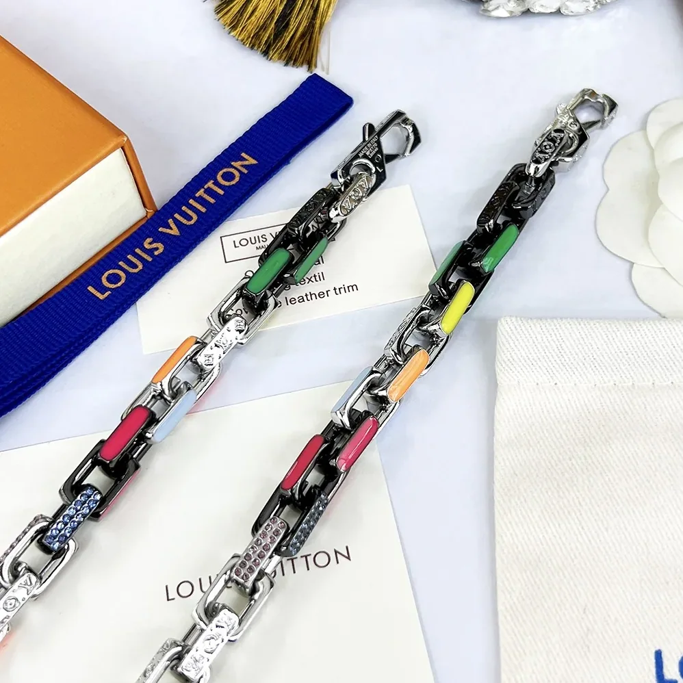 Louis Vuitton Donkey's Paradise Chain Bracelet Multicolor Louis Vuitton Donkey's Paradise Chain Bracelet Multicolor