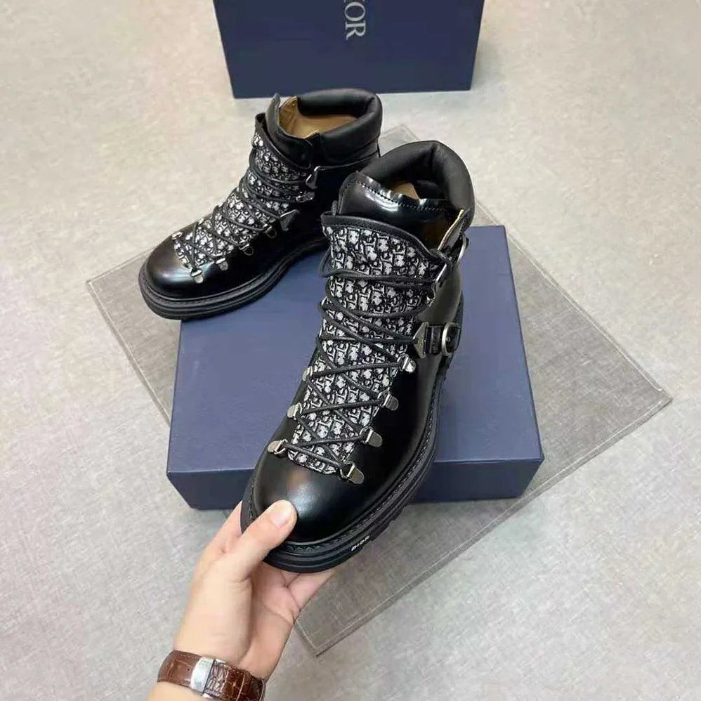 Dior Explorer II Laced and Buckled Ankle Boot for Men Dior Explorer II Laced and Buckled Ankle Boot for Men