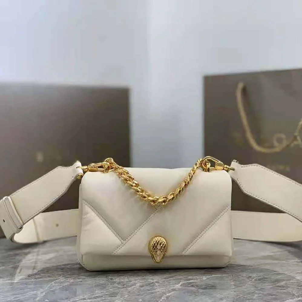 Bvlgari Serpenti Cabochon Crossbody Mini Bag for Women in White Bvlgari Serpenti Cabochon Crossbody Mini Bag for Women in White