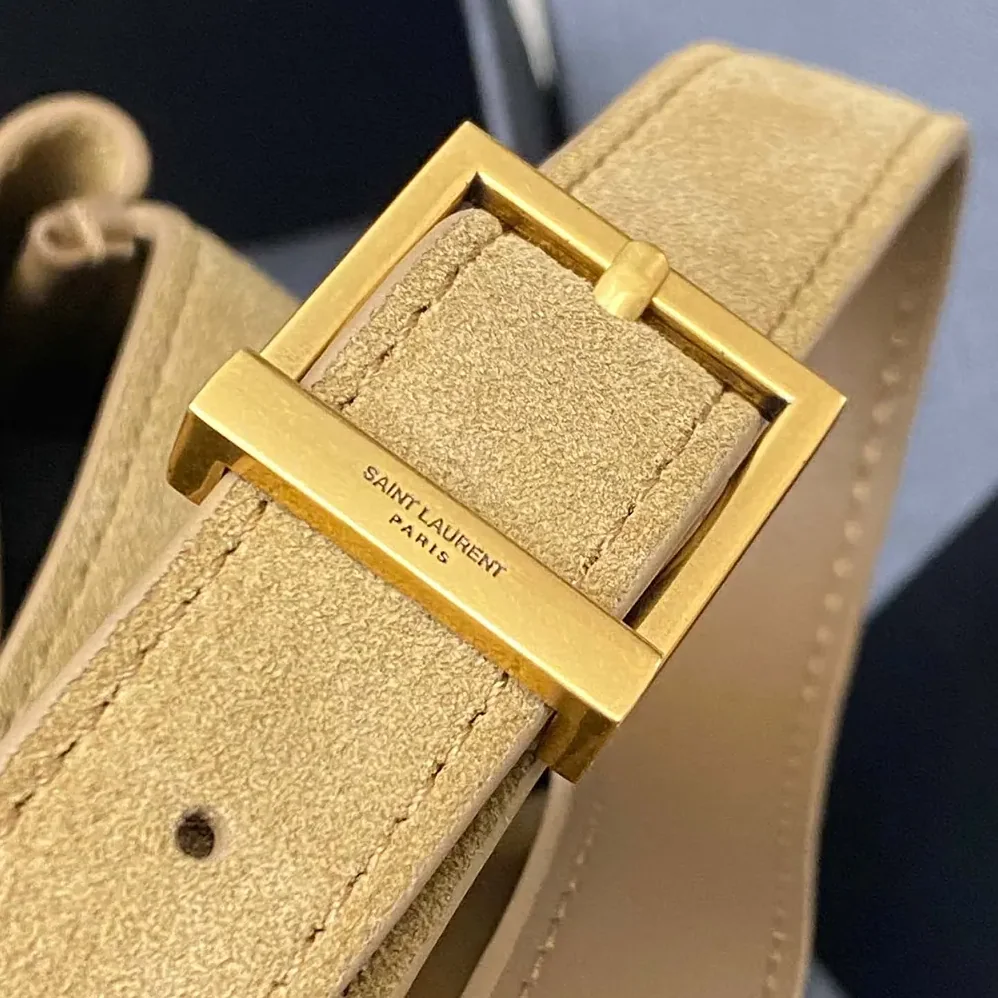 Saint Laurent YSL Le 5 à 7 Supple Baby in Suede for Women