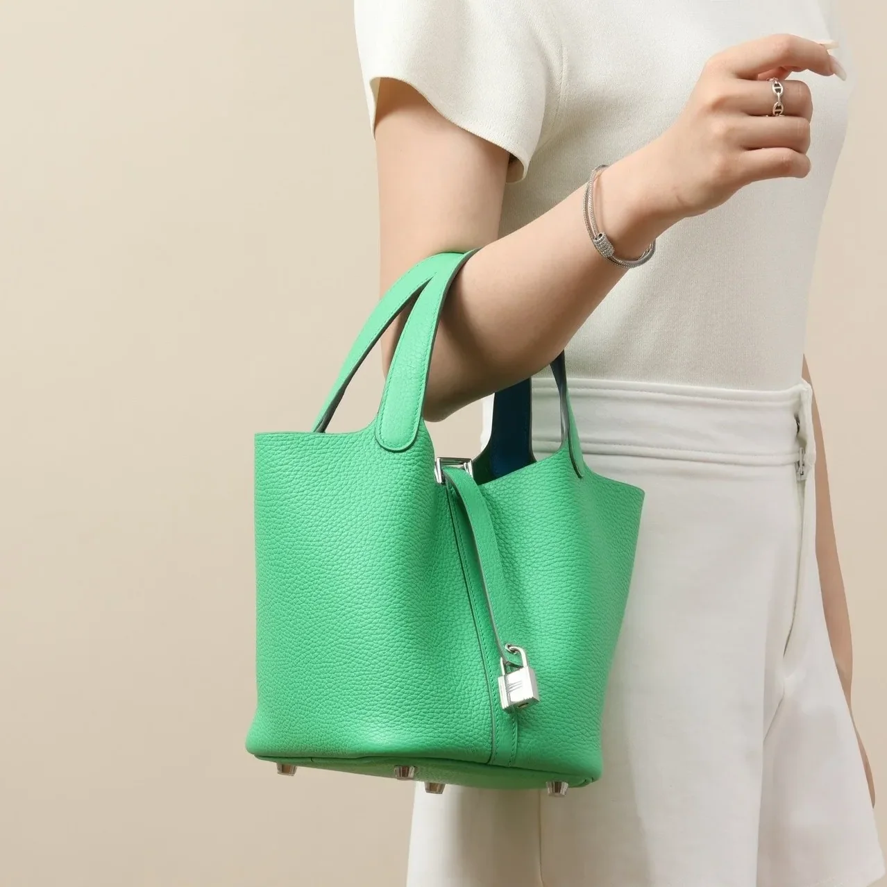 Hermes Picotin Lock 18 Bag Green / Hermes Picotin Lock 18 Bag Green /