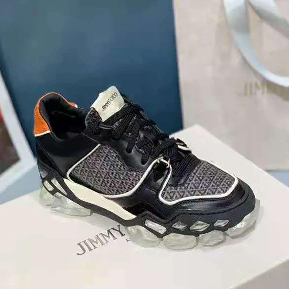Jimmy Choo Diamond X Trainer/F Low-Top Trainers for Women in Black Jimmy Choo Diamond X Trainer/F Low-Top Trainers for Women in Black