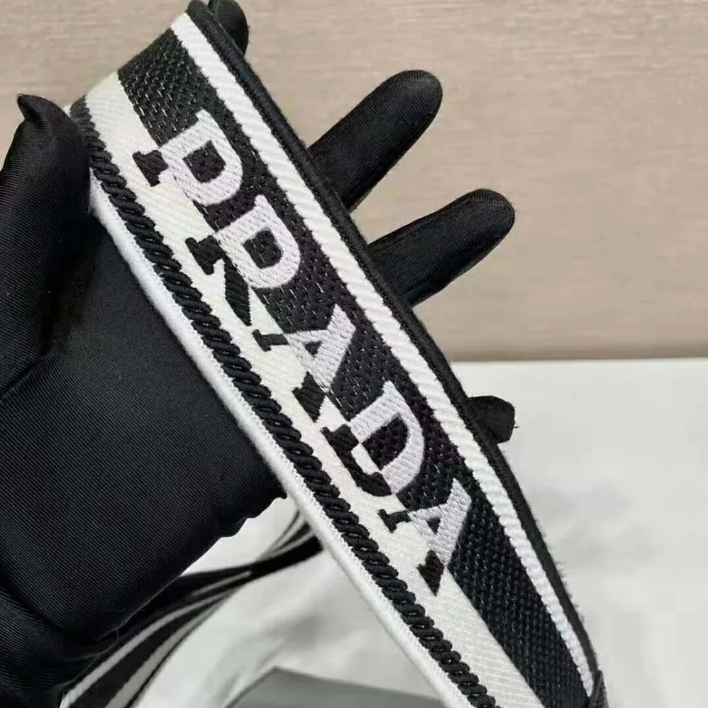 Prada Monochrome Saffiano and Leather Bag for Women in Black
