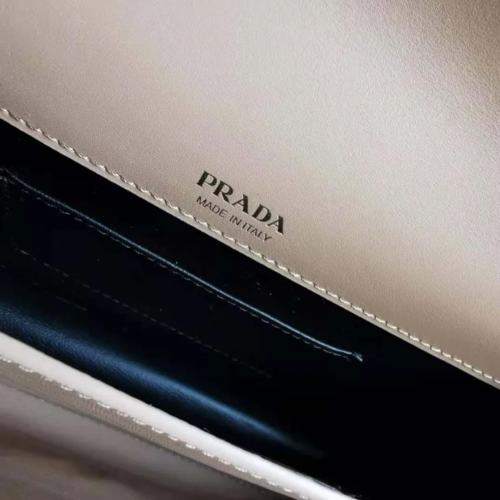 Prada Ladies Saffiano Leather Mini Bag in Sandy Prada Ladies Saffiano Leather Mini Bag in Sandy