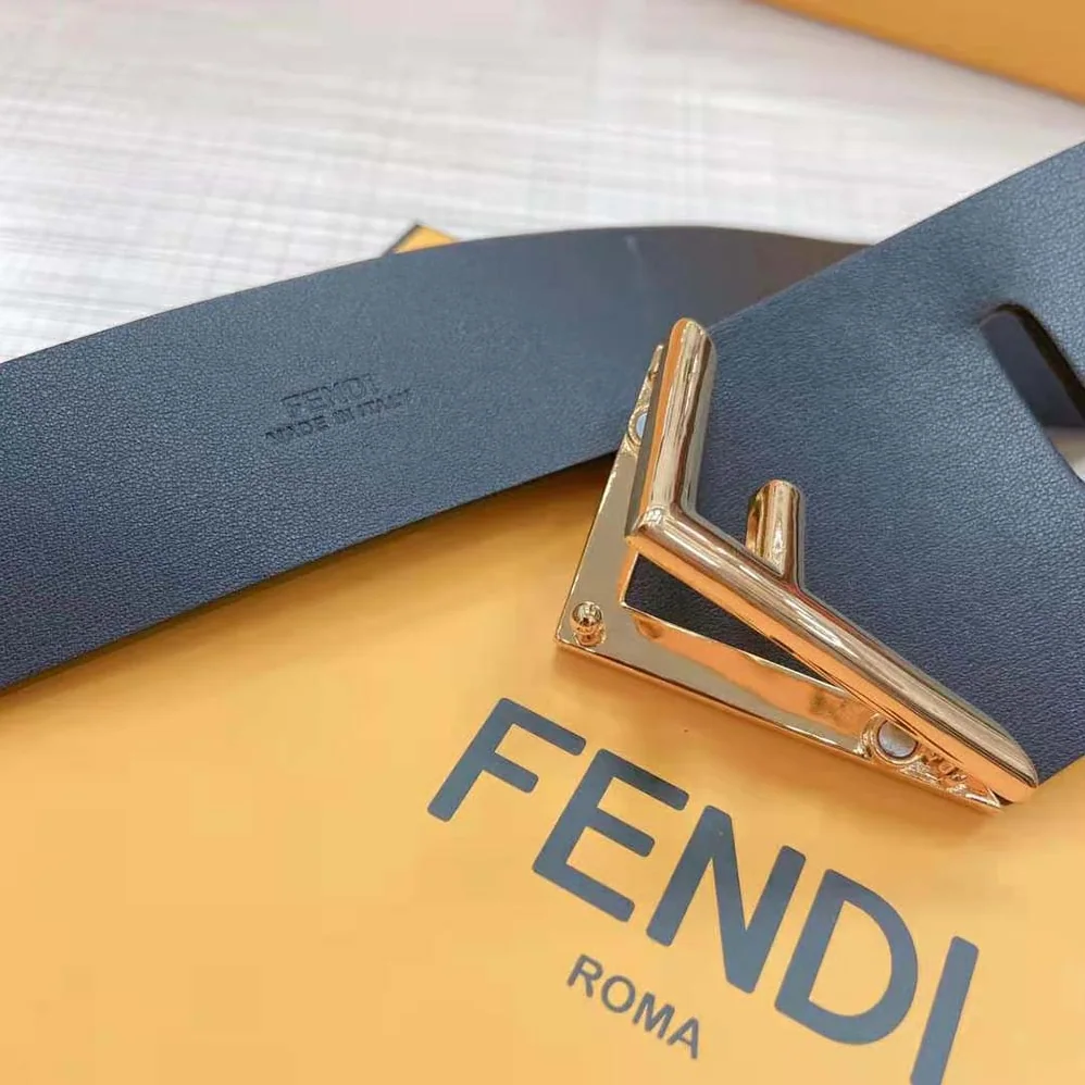 Fendi Black Leather Belt for Women Fendi Black Leather Belt for Women