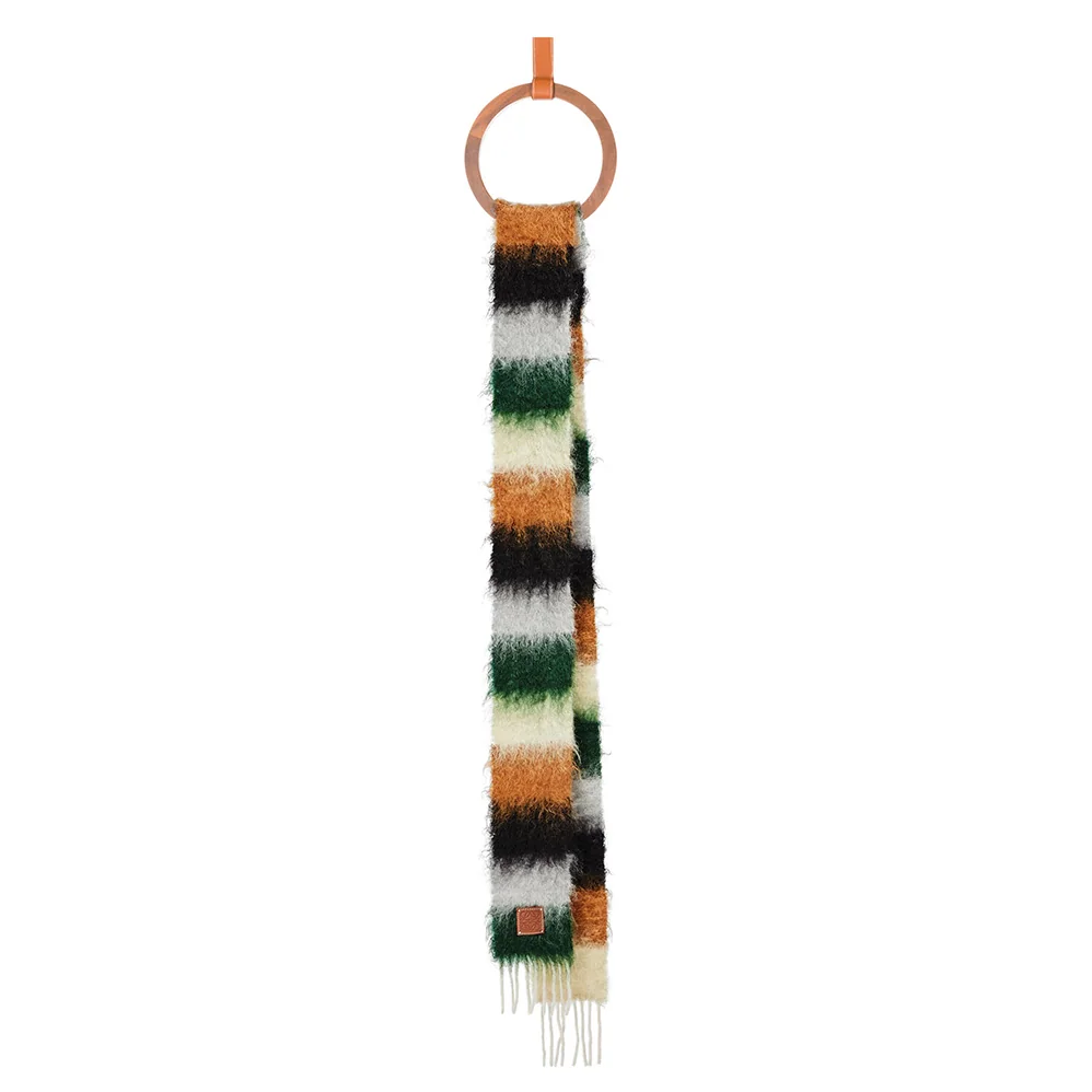 Loewe Stripe Scarf in Mohair for Women Loewe Stripe Scarf in Mohair for Women