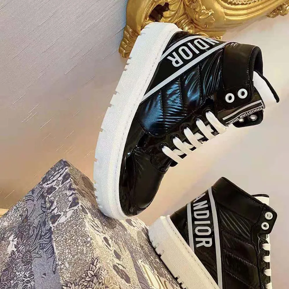 Dior D-Player Sneaker Black Quilted Nylon for Unisex