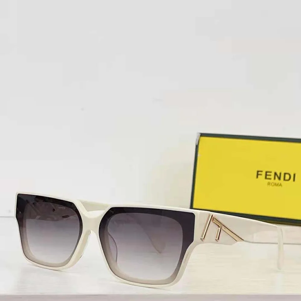 Fendi Fendi First Cream Acetate Sunglasses for Women Fendi Fendi First Cream Acetate Sunglasses for Women