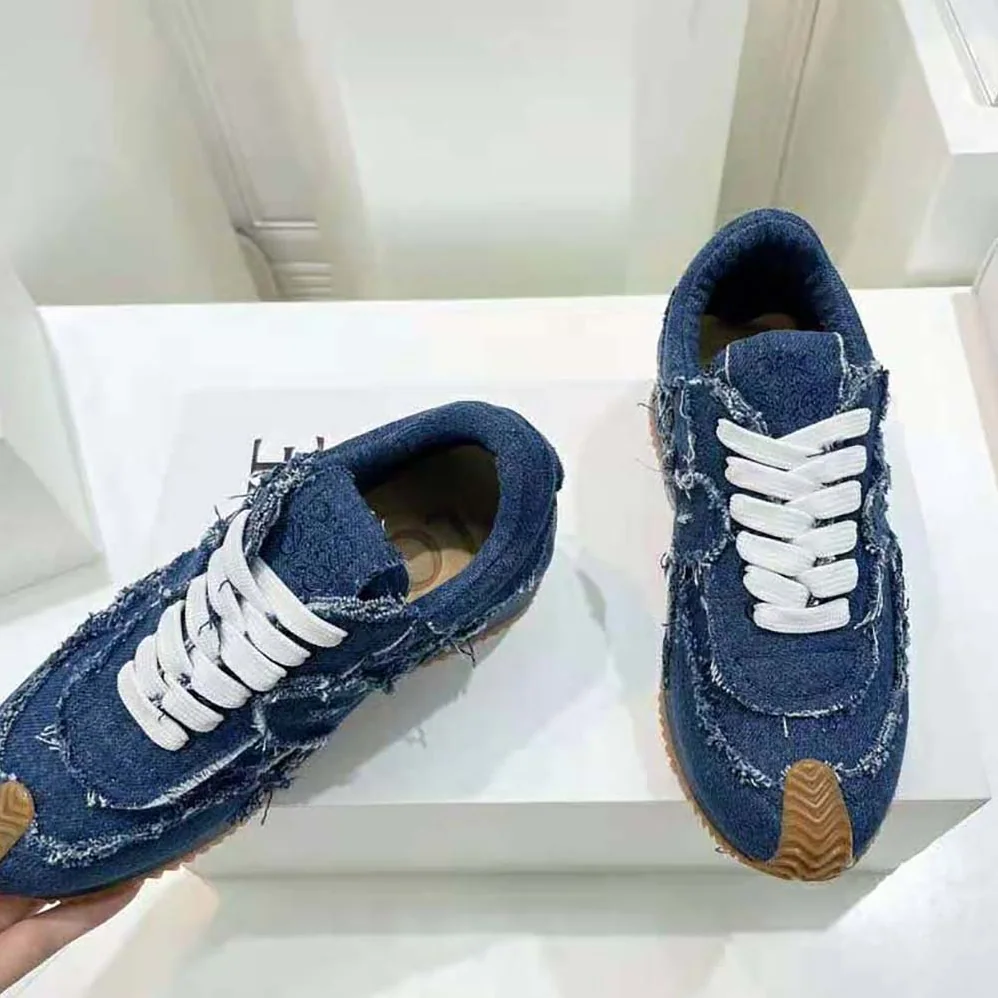 Loewe Flow Runner in Denim for Women in Blue