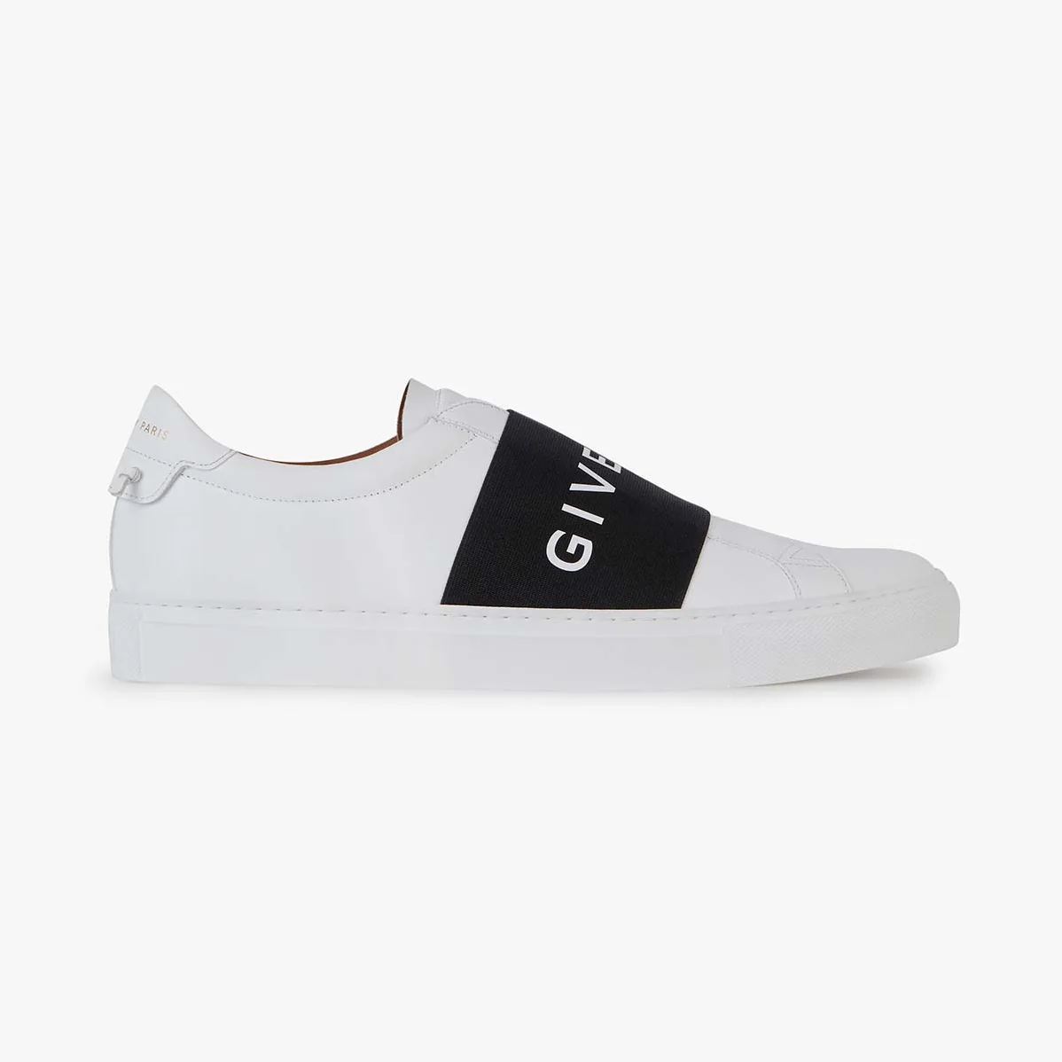Givenchy Givenchy Paris Strap Sneakers in Leather Shoes White for Men Givenchy Givenchy Paris Strap Sneakers in Leather Shoes White for Men