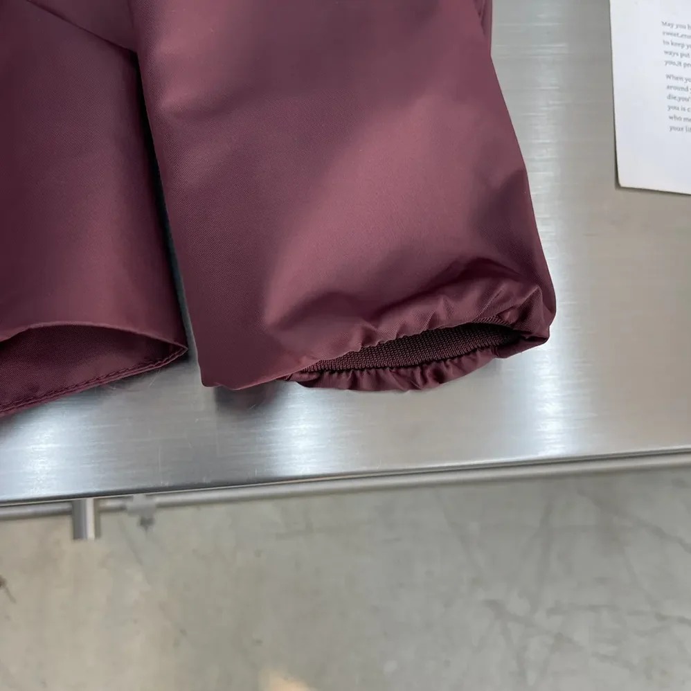 Dior Christian Dior Couture Bomber Jacket Burgundy Technical Fabric for Women Dior Christian Dior Couture Bomber Jacket Burgundy Technical Fabric for Women