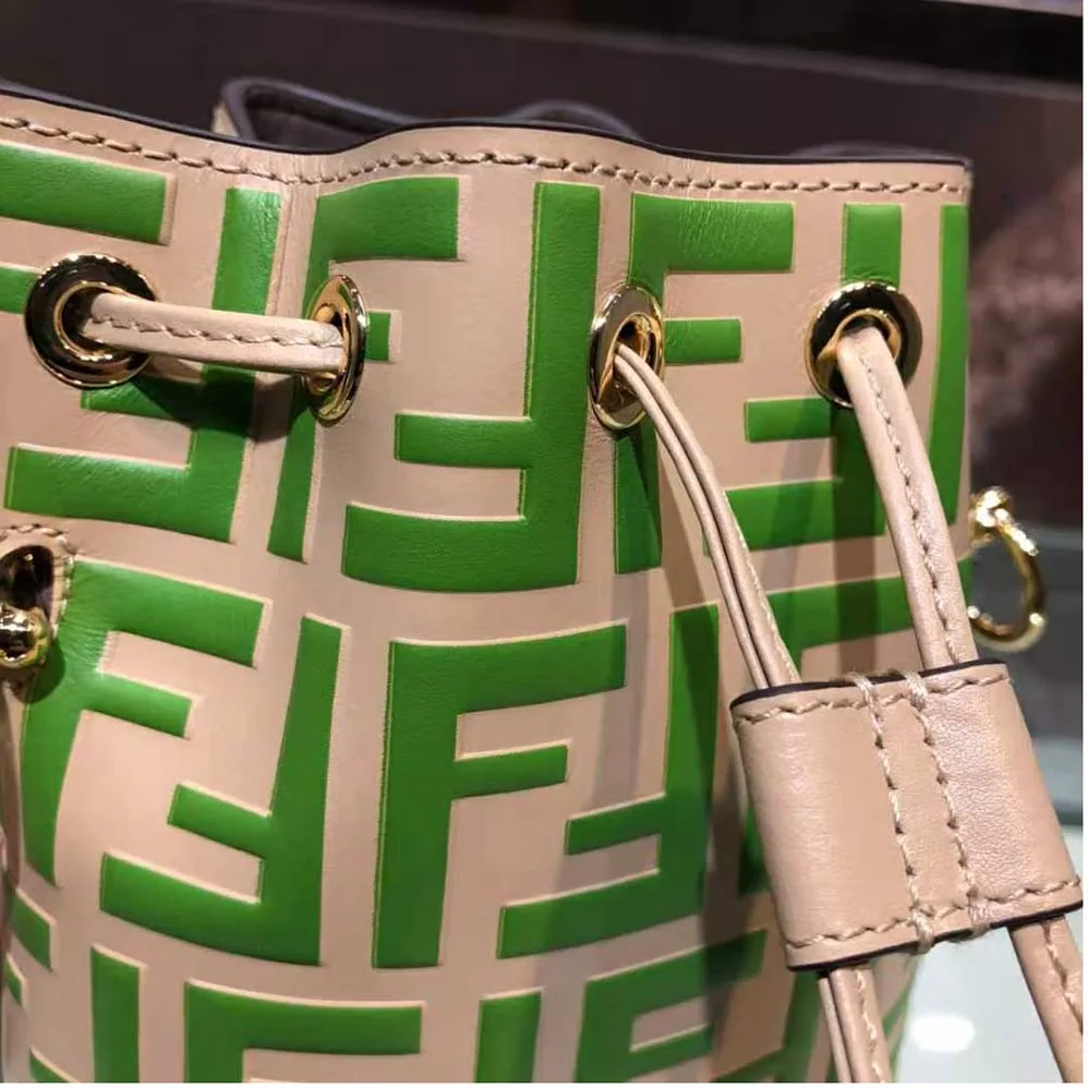 Fendi Mon Tresor Beige Leather Mini Bag for Women Fendi Mon Tresor Beige Leather Mini Bag for Women