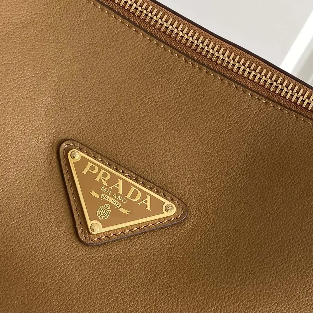 Prada Darling Medium Leather Shoulder Bag for Women in Brown Prada Darling Medium Leather Shoulder Bag for Women in Brown